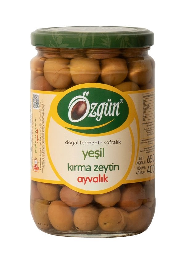 Ayvalık Kırma Zeytin - 1/2'lik Cam Kav.