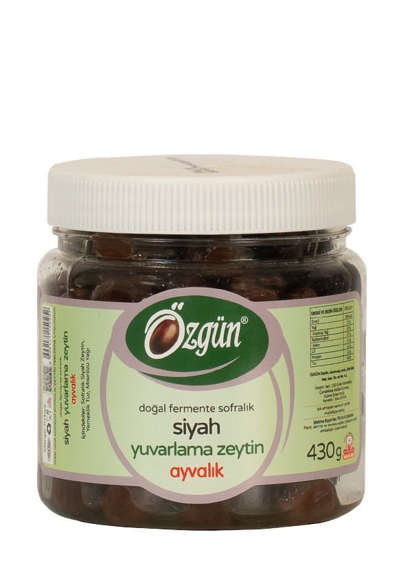 Yuvarlama Siyah Zeytin - 430 g Pet Kav.