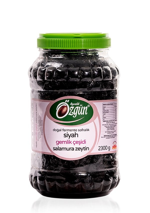 Gemlik Siyah Salamura Zeytin - 3'lük Pet Kav.