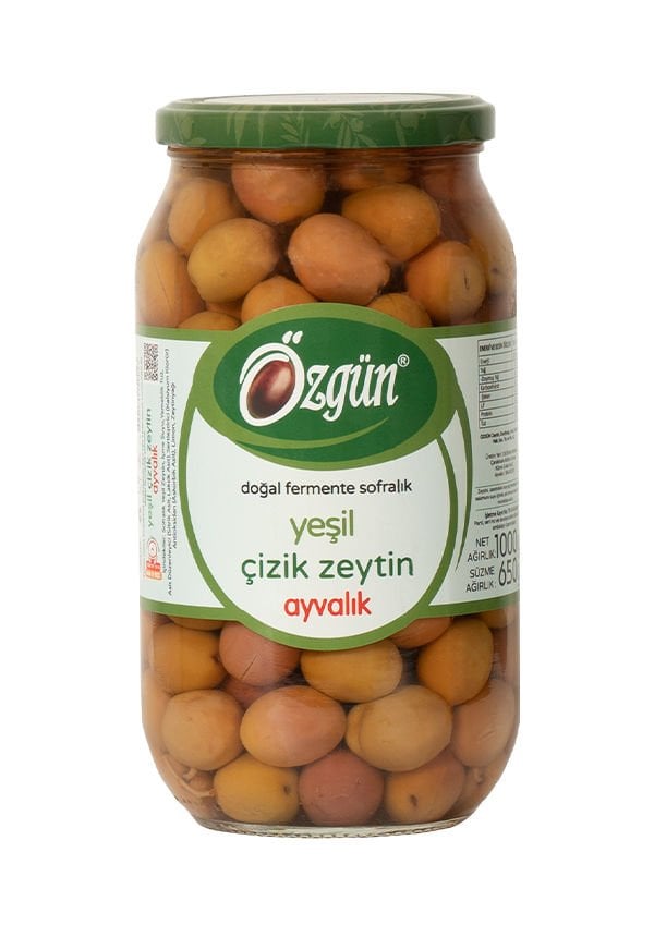 Ayvalık Çizik Zeytin - 1'lik Cam Kav.