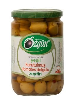 Kurutulmuş Domates Dolgulu Zeytin - 1/2'lik Cam Kav