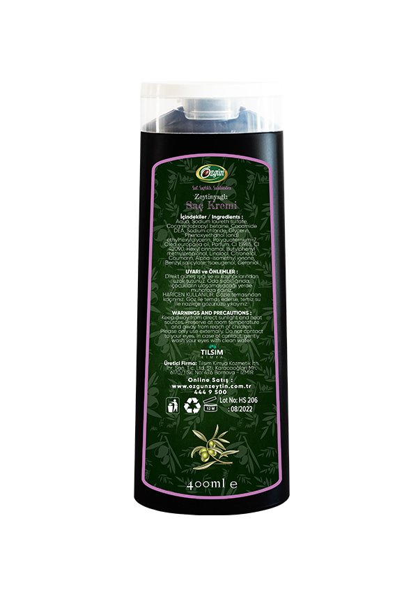 Zeytinyağlı Saç Kremi - 400 ml