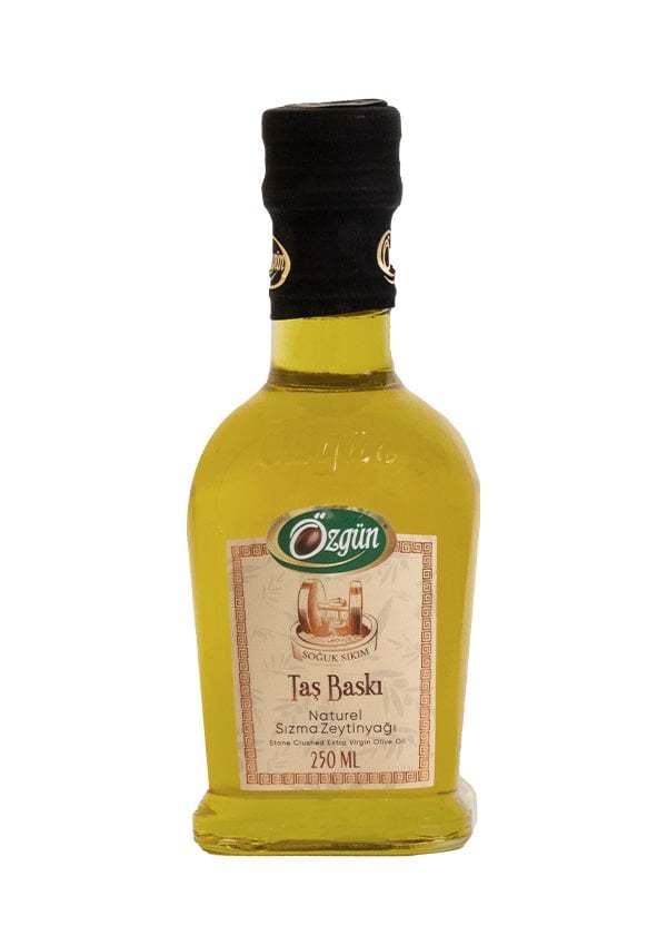 Taş Baskı Sızma Zeytinyağı - 250 ml Kare Şişe