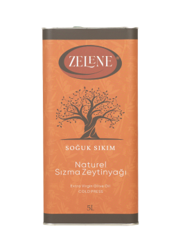 Zelene Naturel Sızma Zeytinyağı - 5 L Teneke