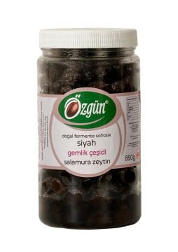 Gemlik Salamura Siyah Zeytin - 1'lik Pet Kav.