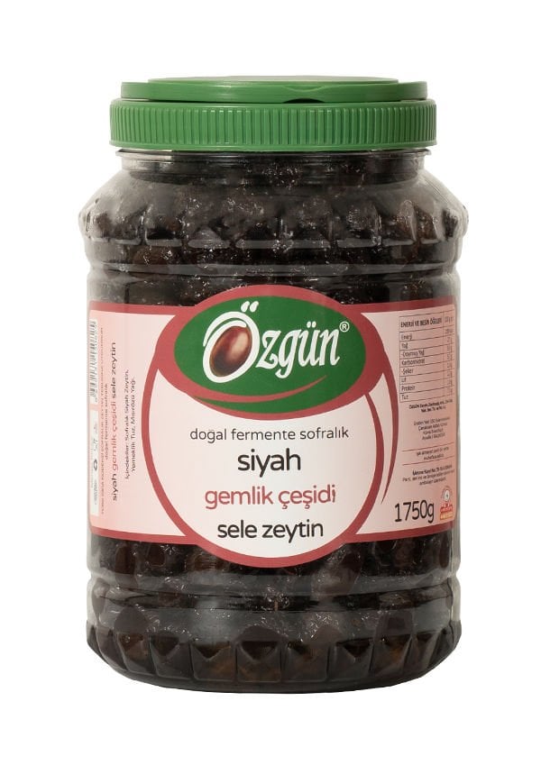 Gemlik Siyah Sele Zeytin - 2'lik Pet Kav.
