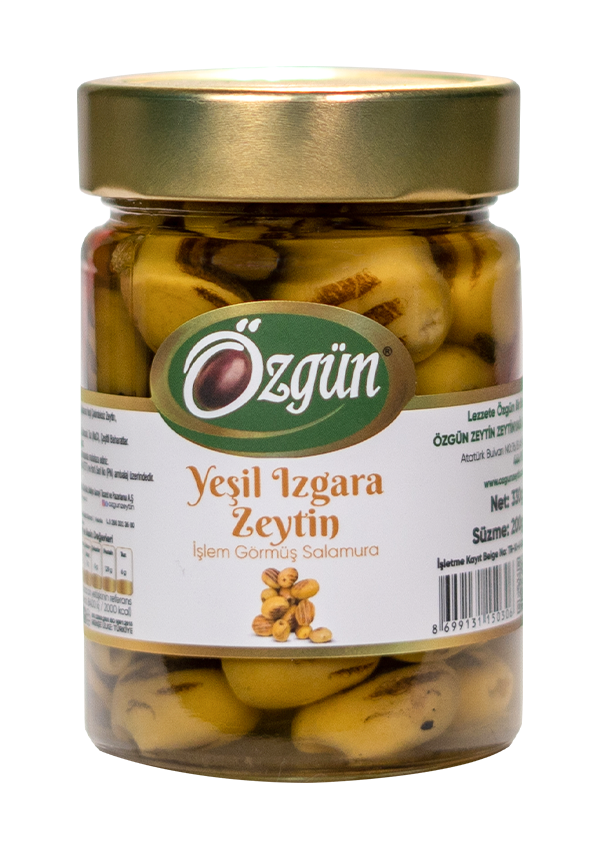 Izgara Yeşil Zeytin - 350 ml Cam Kav.