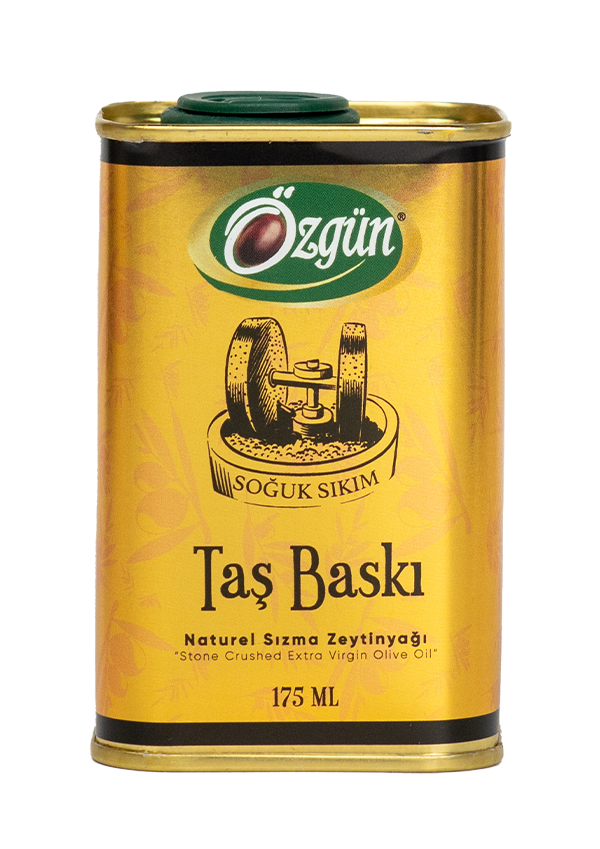 Taş Baskı Sızma Zeytinyağı - 175 ml Teneke