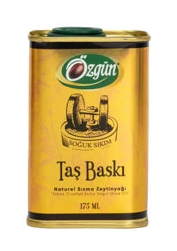 Taşbaskı Sızma Zeytinyağı-175 ml Teneke