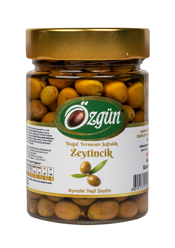 Sofralık Yeşil Zeytincik - 330 g Cam Kavanoz