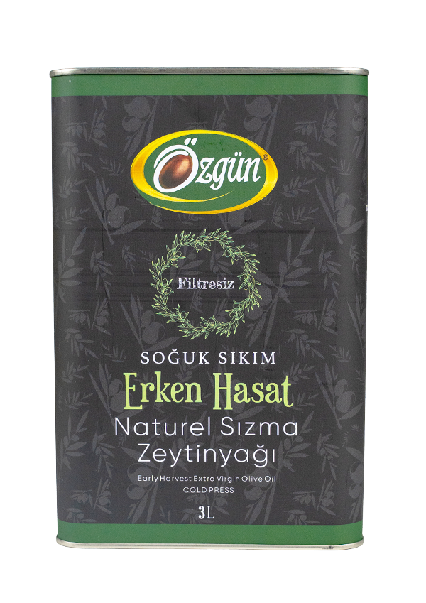 Erken Hasat Sızma Zeytinyağı - 3 L Teneke