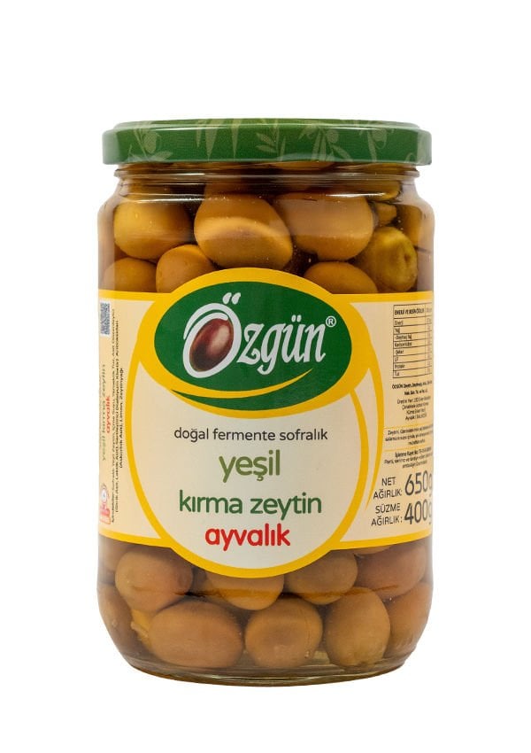 2025-2026 Sezonu Yeni Ayvalık Kırma Zeytin - 1/2'lik Cam Kav.